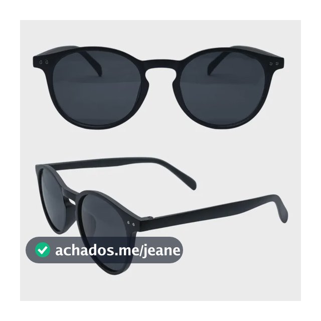 Óculos De Sol Transparente Redondo Casual Luxo Praia Uv400