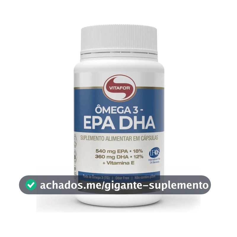 Suplemento Ômega 3 Epa Dha 60 Cápsulas Vitafor