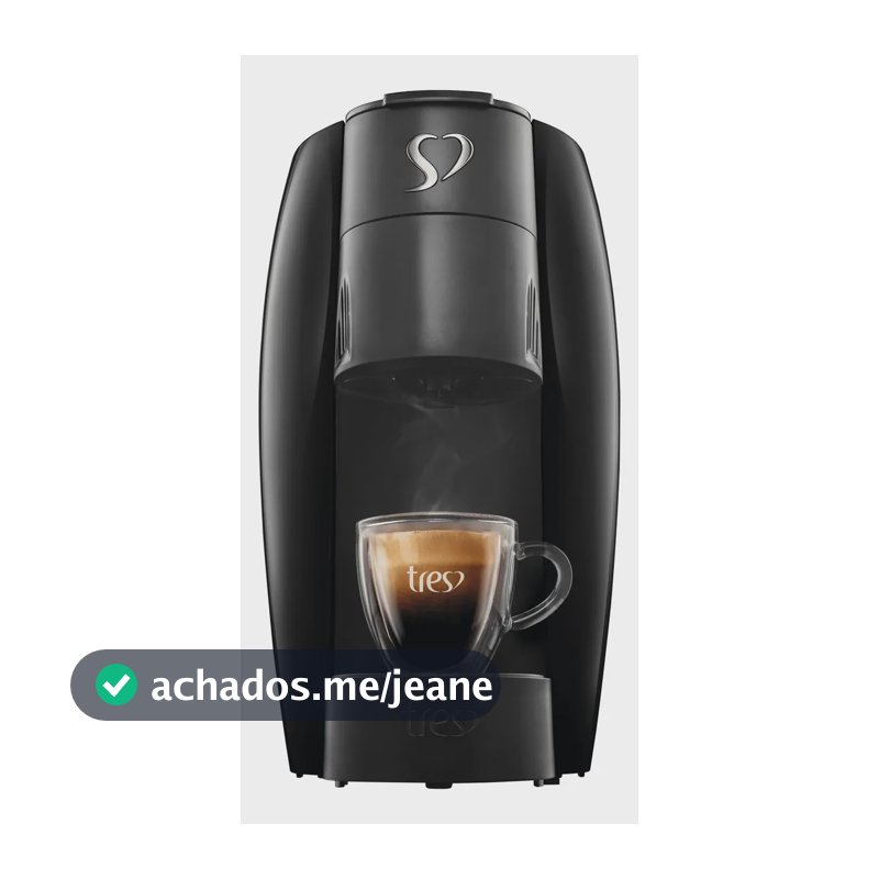 Cafeteira Tres Corações Lov Automática Preta-brilhante Cor Preto