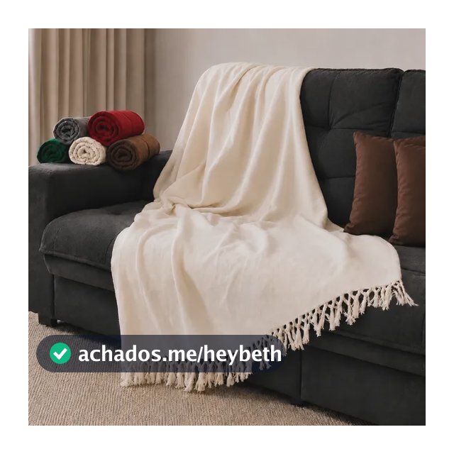 Manta Para Sofá Grossa King Size Gigante Decorativa 300x180