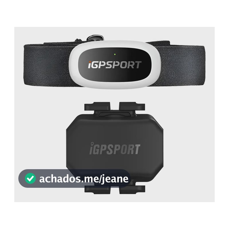 Kit Cinta Cardiaca Igpsport + Sensor De Cadência Cad70