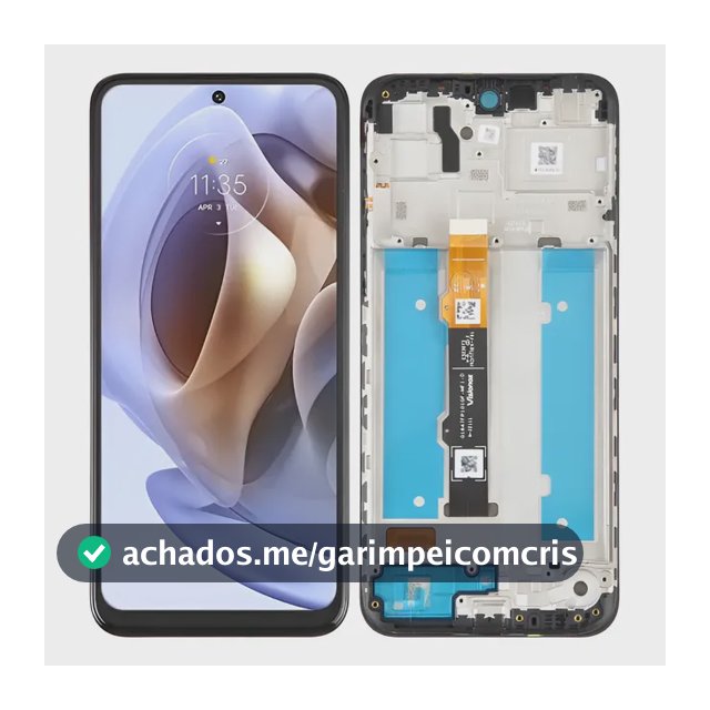 Tela Touch Display Lcd Compatível Moto G31 Xt2173 Com Aro
