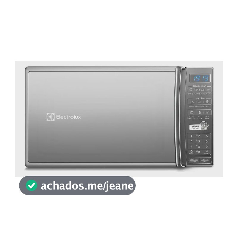 Micro-ondas Electrolux Ms37r Prata 27l