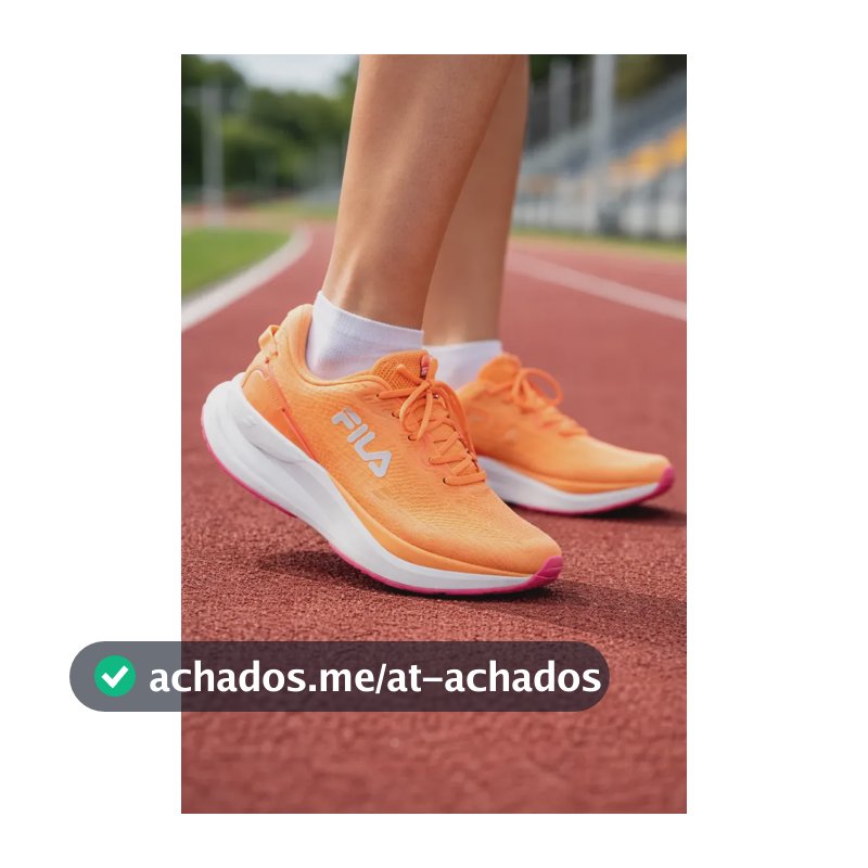 Tenis Fila Feminino Caminhada Corrida Treino Academia Promo Laranja 37 Br
