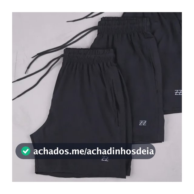 Kit 3 Bermudas Masculinas Academia Treino Praia Verão Fit