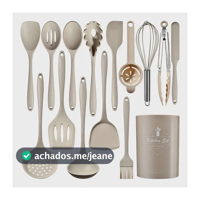 Conjunto De Utensílios De Cozinha De Silicone 446° F Resiste