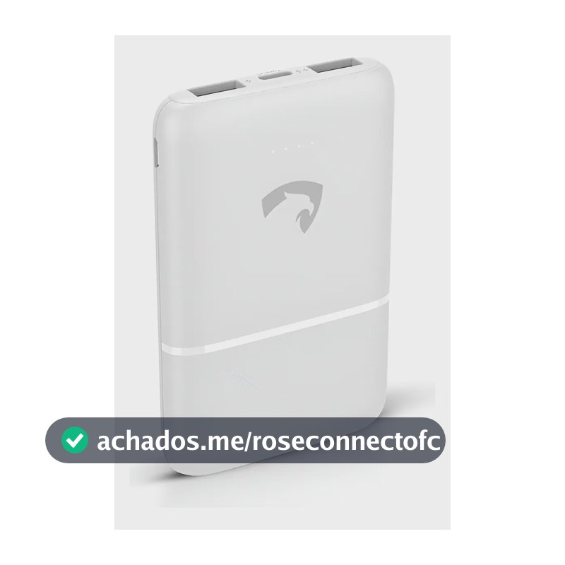 Carregador Portátil 5000mah Power Bank Amet Entradas 1 Usb-C 2 Usb-A 20w Carga Rapida Branco Indicador De Bateria