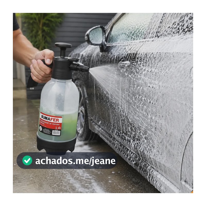 Snow Foam Manual Lave Carro Com Espuma Densa E Fácil