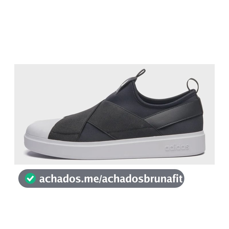 Tênis Feminino Streettalk Slip On adidas Preto Liso 37 Br