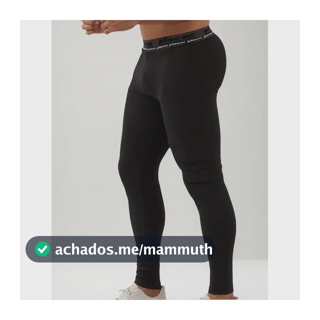 Calça Térmica Masculina Legging Esportiva Com Compressão