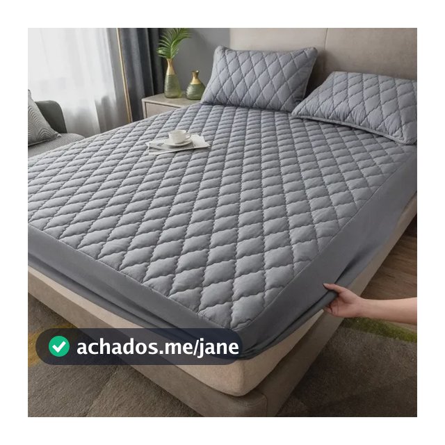 Capa Protetora Colchão Box Casal Padrão Matelado Impermeável