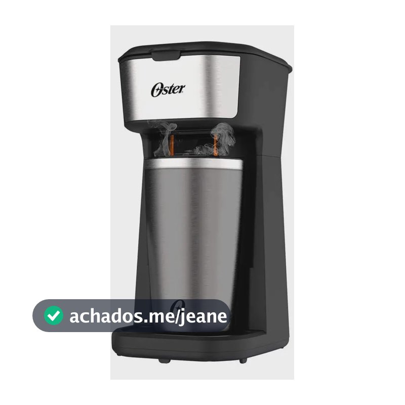 Cafeteira Elétrica 2Day Inox 2 em 1 com Copo Térmico OCAF200 Oster
