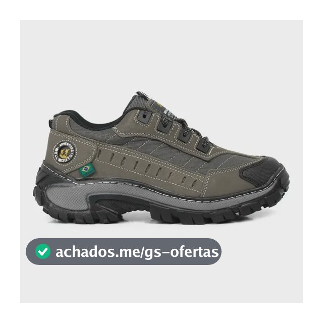 Tênis Adventure Masculino Couro Resistente Cano Baixo Brinde