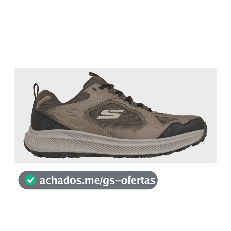 Tênis  De Trilha Masculino Ridgestar Skechers Bege Liso 41 Br