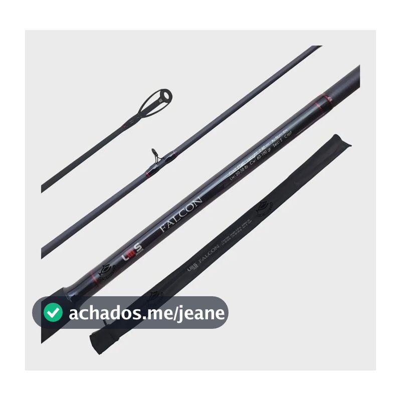 Vara Lumis Falcon 2.10m - 30lbs - Carretilha - 2 Partes