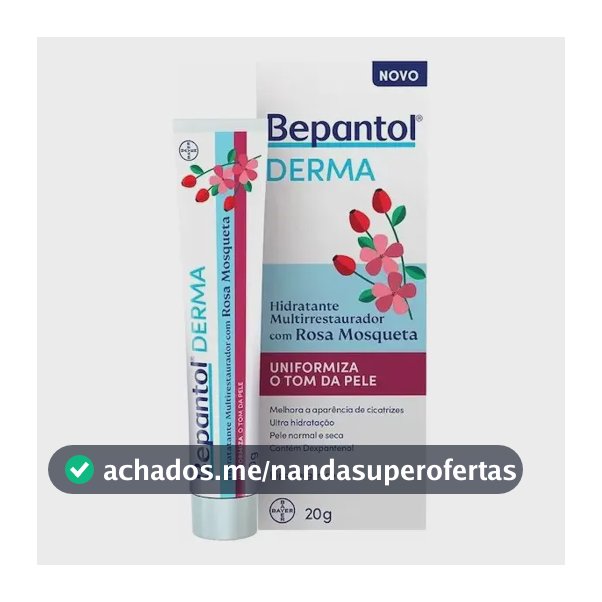 Hidratante Multi Com Rosa Mosqueta Bepantol Derma 20g Momento De Aplicação Dia/noite Tipo De Pele Todo Tipo De Pele