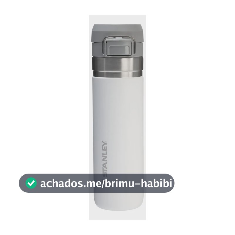 Garrafa Térmica Quick Flip Stanley 710ml Go Bottle Branco Cor Polar
