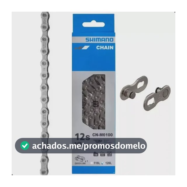Corrente Shimano Deore Cn-m6100 12v - 126 Elos