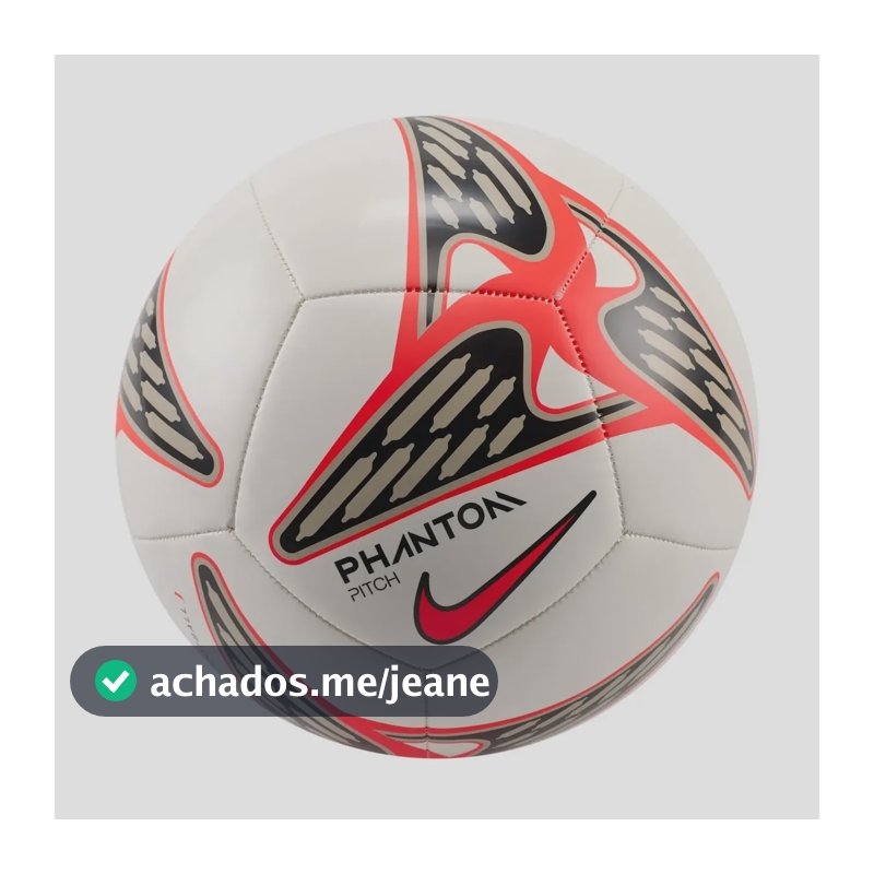 Bola De Futebol Nike Phantom Branco/vermelho
