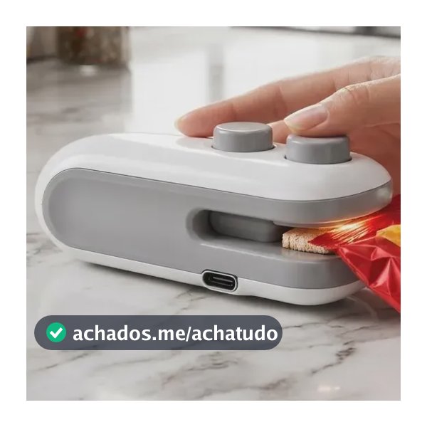 Seladora Embalagem Plástico Alimento Portátil Recarregável C