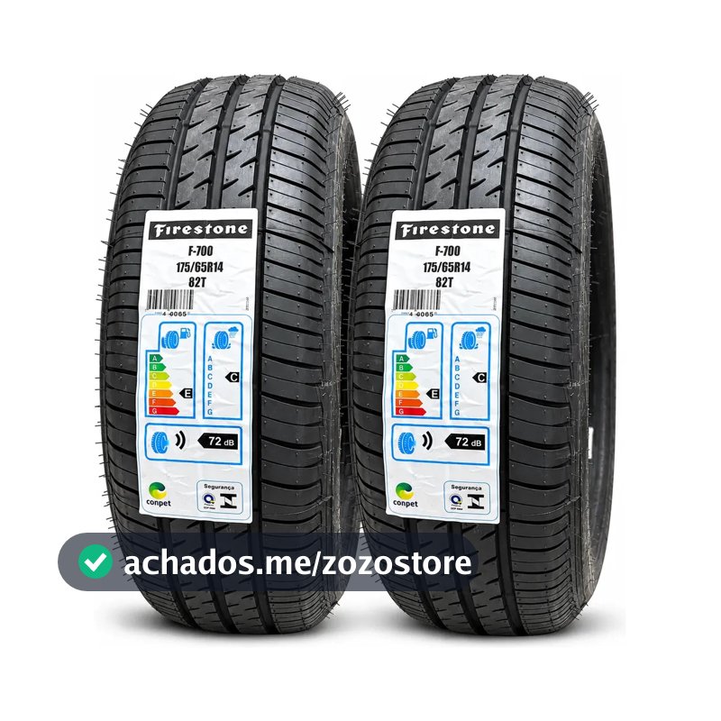 Kit 2 Pneus Firestone F700 175/65R14 82T aro 14