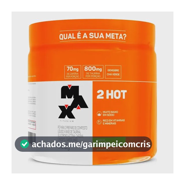 Termogênico 200g Ultimate 2Hot Max Titanium Limão