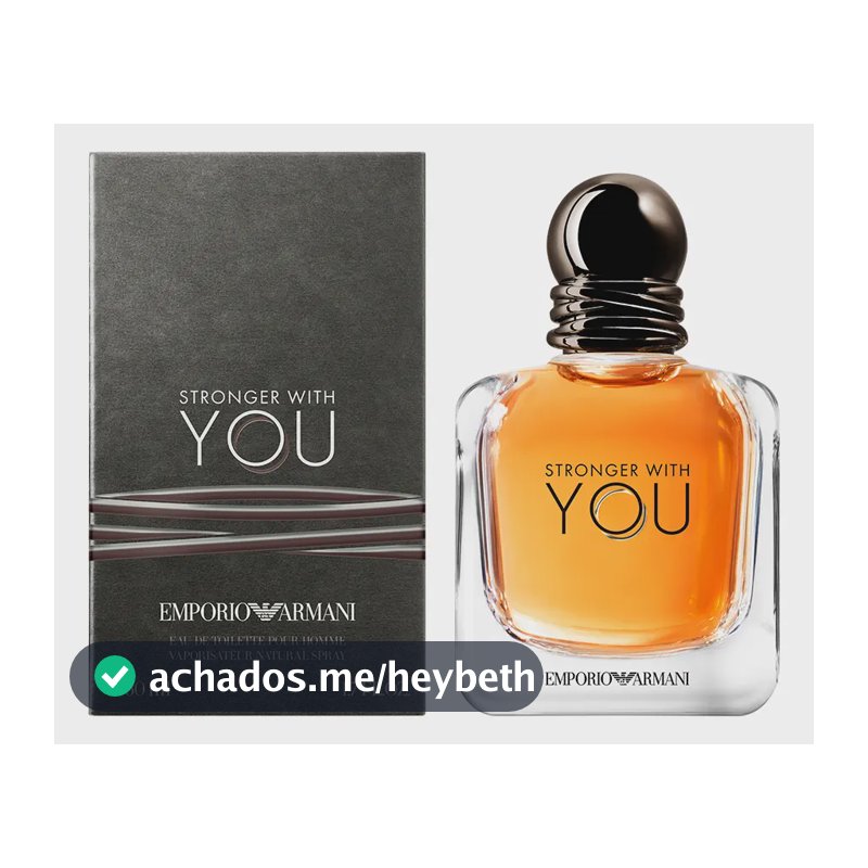 Armani Beauty Perfume Masculino Stronger With You Eau de Toilette 50ml
