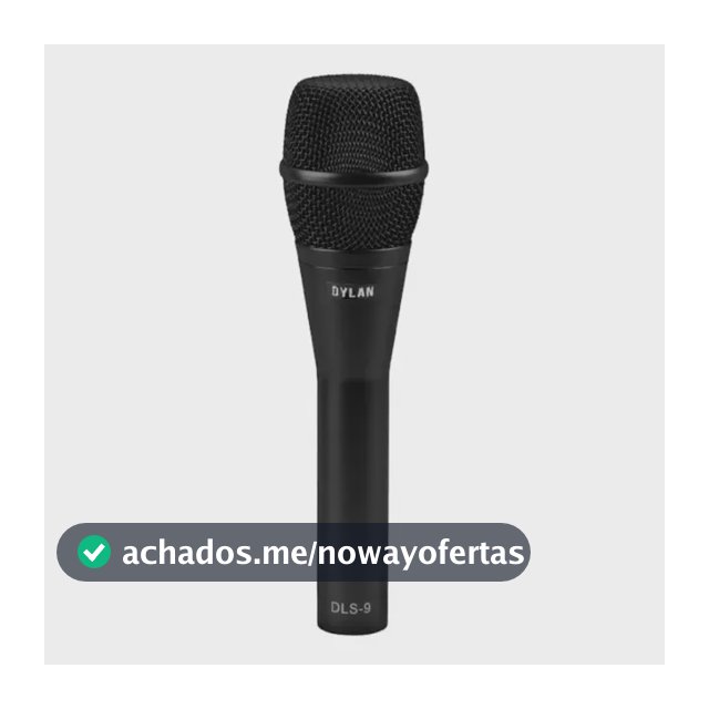 Microfone Dinâmico Super-cardioide Dylan Dls-9