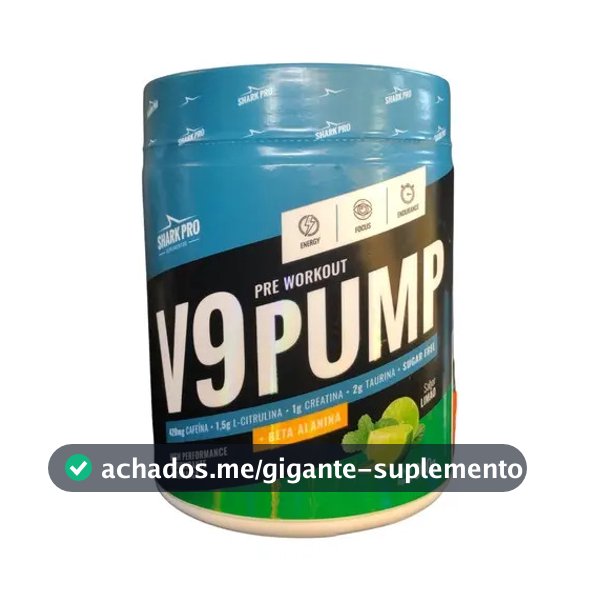 V9 Shark 300g Pre Treino Com Beta Alanina