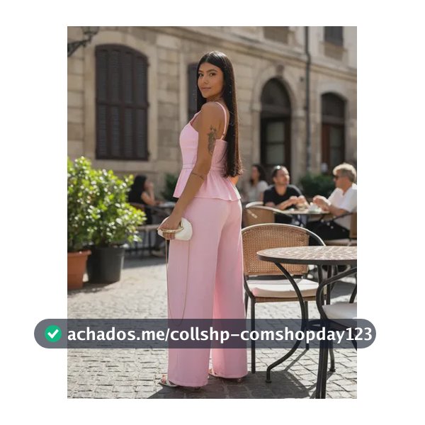 Conjunto Alfaiataria Feminino Calça E Blusa Manga Mula Cinto Rosa-claro Alfaiataria M-38 A 42