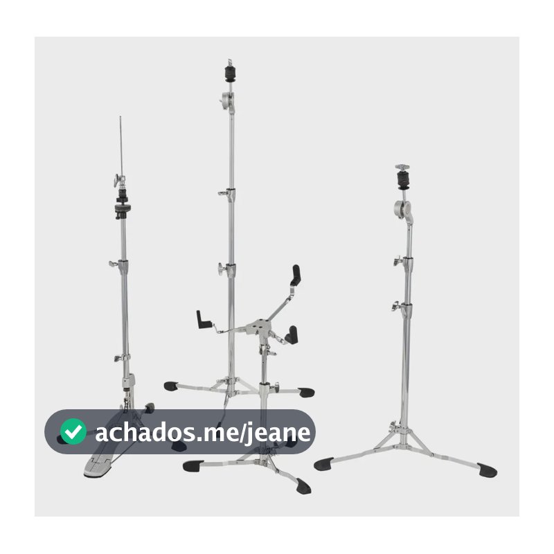 Kit Ferragens Mapex Streetlite Hpsl001 5 Peças Case Portátil Cromada
