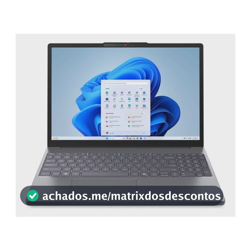 Notebook Lenovo Ideapad Slim 3 Intel Core 3 8gb 256gb W11 Luna Grey