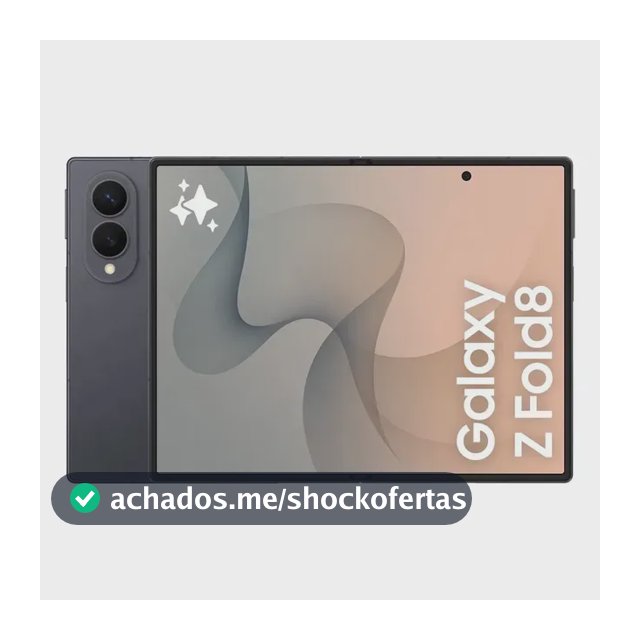 Celular Samsung Galaxy Z Fold8 256gb, 12gb Ram Tela 7.6 - Preto