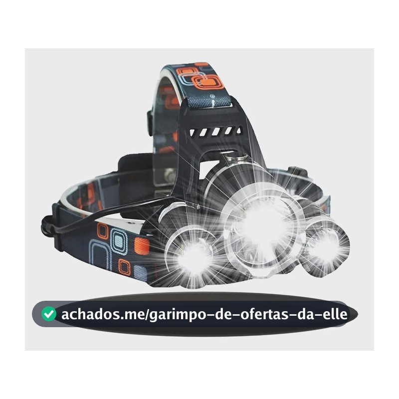 Lanterna de Cabeça Recarregável HYTALUX HY093 LED 2000lm Zoom 300m