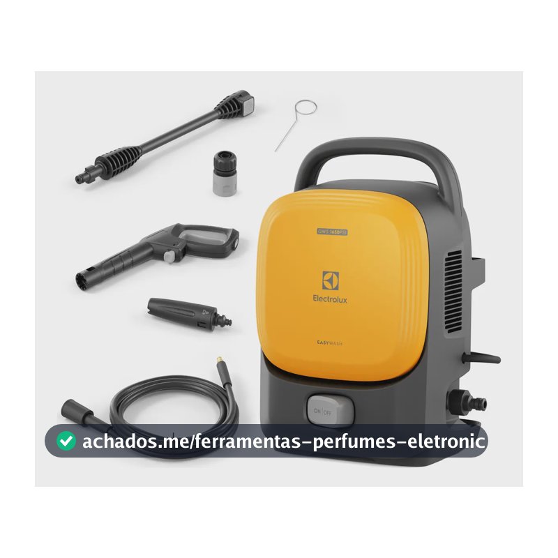 Lavadora de Alta Pressão Electrolux 1650PSI 1400W de Potência com Engate Rápido EasyWash Lava Jato QWS1650