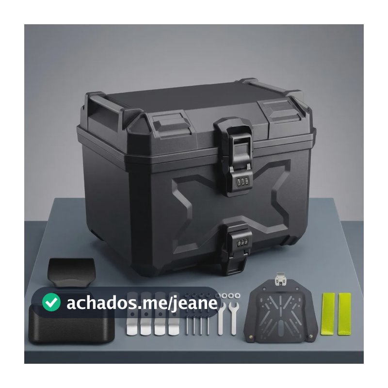 Baú Top Case Superior 42l + Segurança Keyless Com Senha