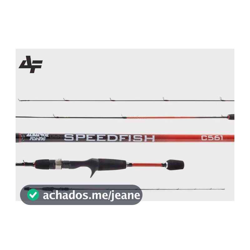Vara Para Carretilha Speedfish C561 1,68mts 2-6lbs 1 Parte - Albatroz