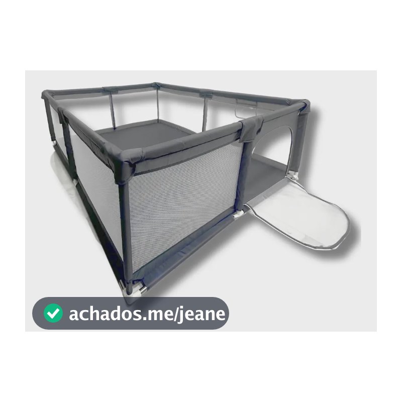 Cercadinho Bebê Infantil Chiqueirinho Cercado Grande 180x150 Proteção - 8X TECH