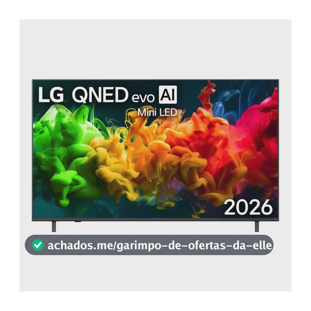 Smart Tv LG Qned Evo Mini Led Ai 4k Qned80 65 Polegadas 2026