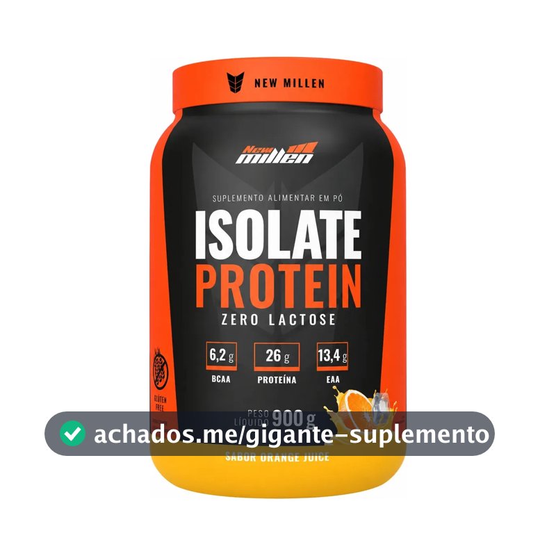 Whey Isolado 900g Suco de Laranja - New Millen