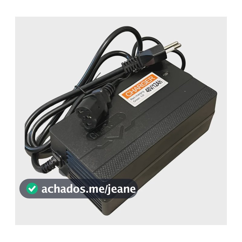 Carregador Bike Elétrica 48v 10-15ah Bivolt 110/220