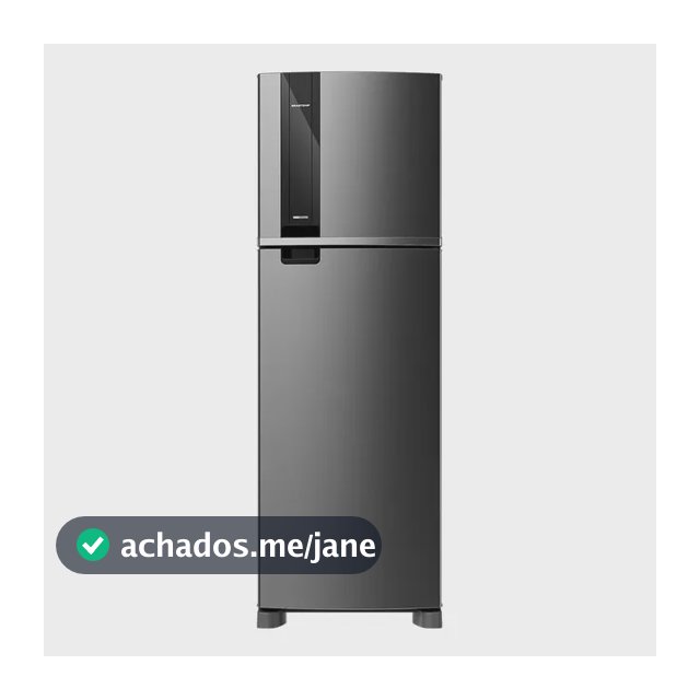 Geladeira Frost Free Duplex 415 Litros Inox Brastemp - Brm51 110v