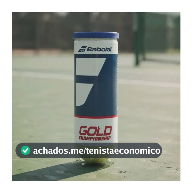 Bola de tênis treinamento Babolat Gold Championship cor amarelo por kit de 3 unidades