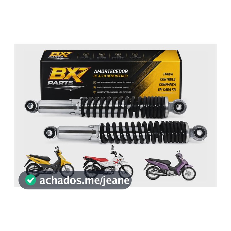 Par Amortecedor Traseiro Honda Biz 100-110-125 / Pop 100-110