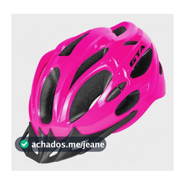 Capacete Ciclismo Mtb Gta Inmold Start Led Para Bicicleta Cor Rosa Tamanho M (54-58)