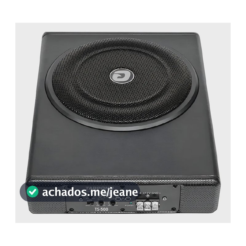 Caixa Amplificada Slim Subwoofer 10 Pol 100w Ts-500 Tarponn