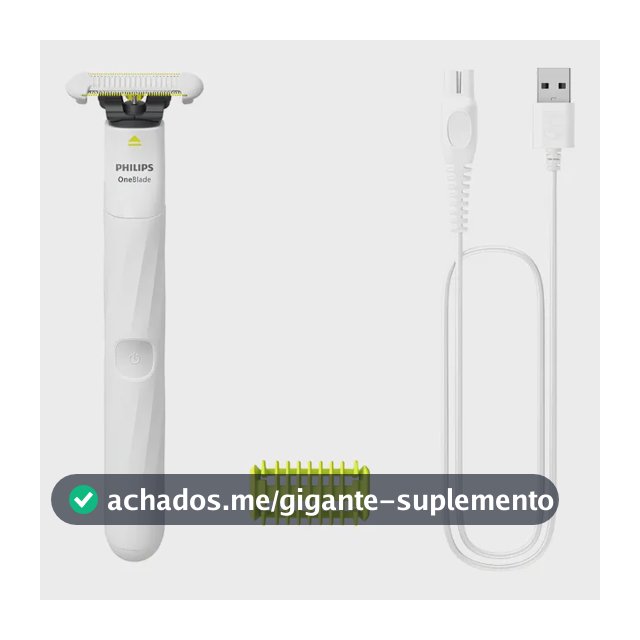 Aparador E Raspador Oneblade Intimate Qp1924/10 Philips Branco 127/220v