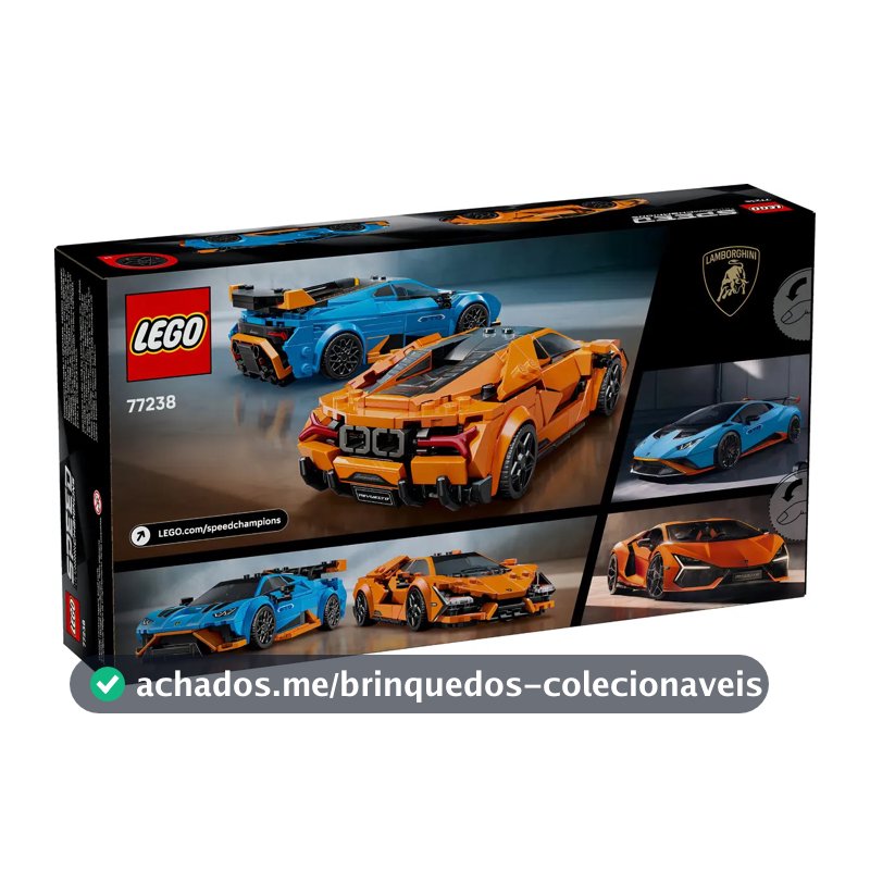 Lego Speed Champions Lamborghini Revuelto Huracán Sto 77238