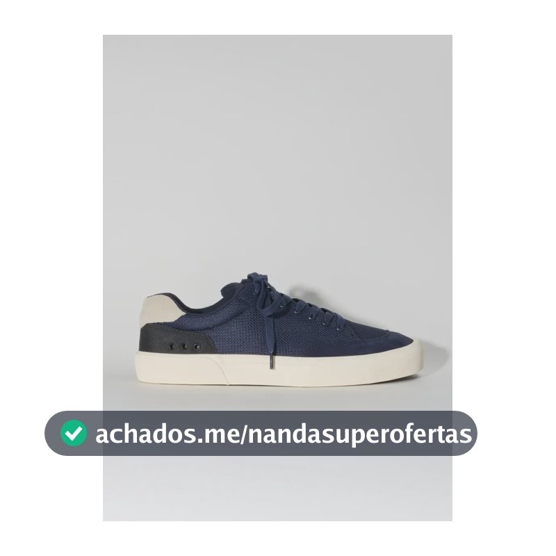 Tênis Masculino Light Laces Osklen Marinho Liso 43 Br