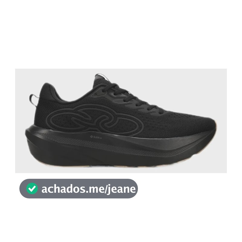 Tênis Olympikus Nuvem Masculino Preto Oferta Preto 41 Br